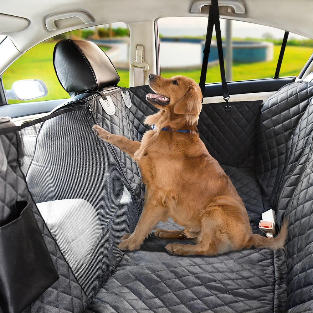 Dog Car Seat Cover Waterproof Pet  Hammock Car Rear Back Seat Protector Mat Safety