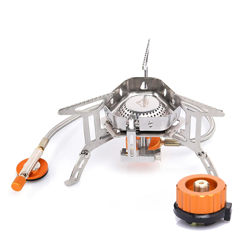 Camping Wind Proof Gas Burner Strong Fire Stove-Heater Tourist Kitchen Survival Trips