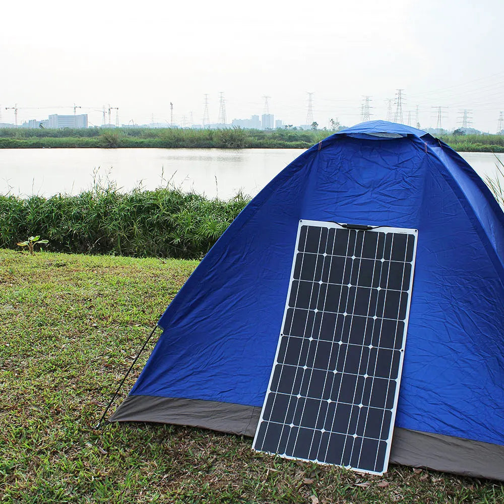 12V Flexible Solar Panel 600W 100W 200W 300W 400W 500W Bendable Waterproof Monocrystalline RV Boat