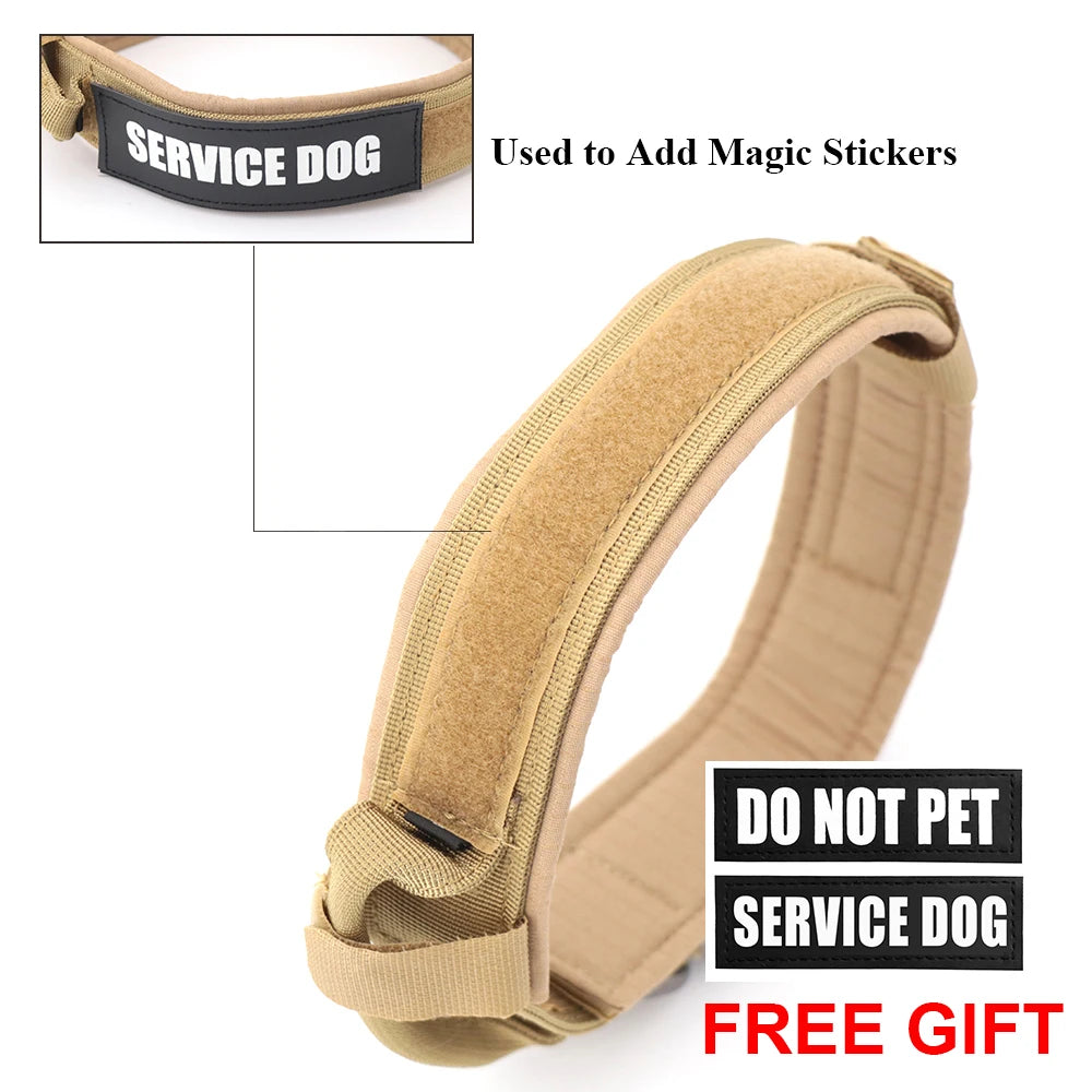Dog Training,Adjustable,tactical Taining Pet Lead Collar Small /Big dogs