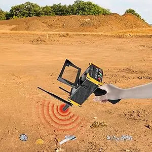 Metals Detector,Screen, Handheld 360° Auto Rotation Detection, 3248ft Range & 3.3-52.5 ft Depth Meta