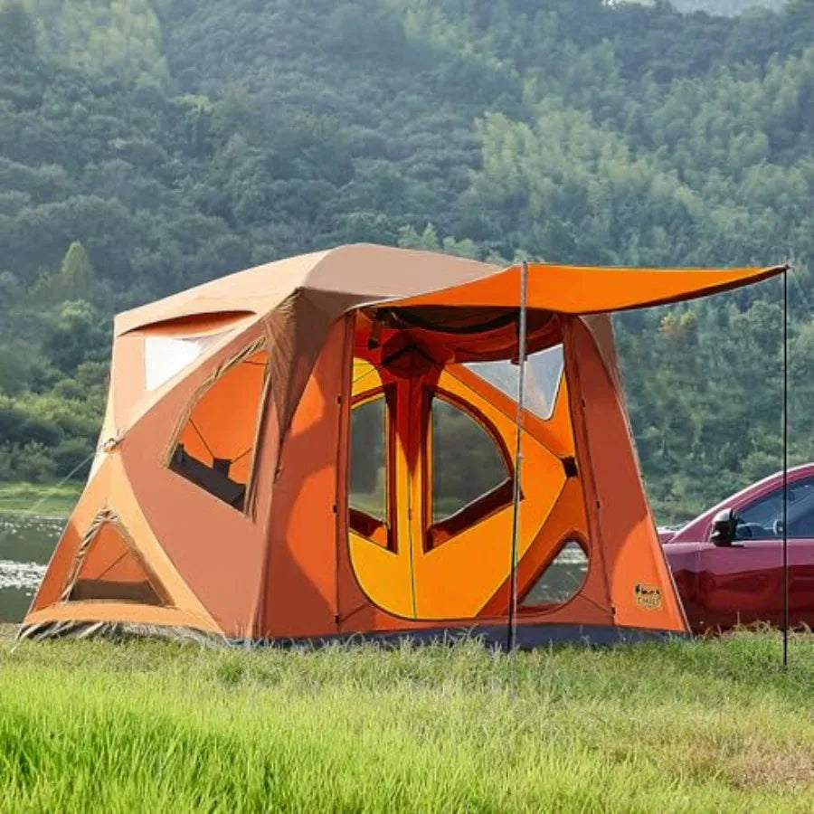 Pop-Up Weather Resistant CampHub Tent,for 4 ,Outdoor Adventures: Easy 60 Second Set-Up Portable