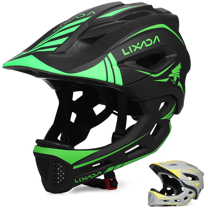 Kids Bicycle Helmet,Sports, Full Face Helmet, Roller Skating Helmet Guard for Cycling Scooter