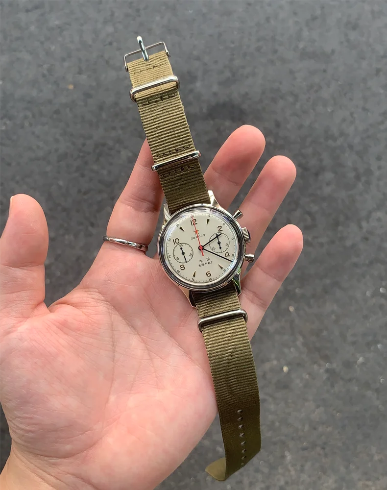 Seagull 1963 International Chronograph Manual Winding Mechanical Watches Original ST1901