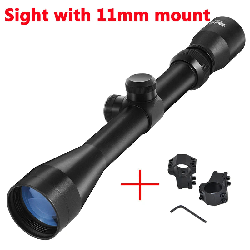 3-9X40 Hunting Deer Air Rifle Scope Wire Rangefinder Reticle Crossbow Mil Dot Reticle Optical Sights