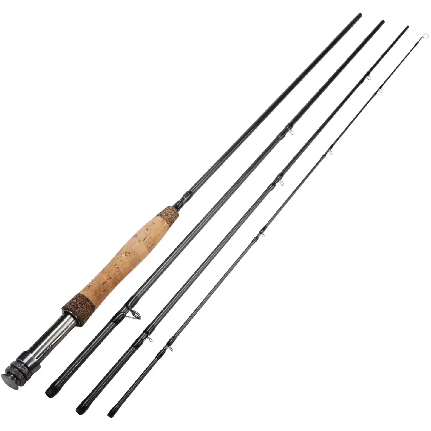 2.7M UltraLight Fly Fishing Rod 9ft 5/6wt 4 Sections Freshwater Trout Salmon Fishing Tackle