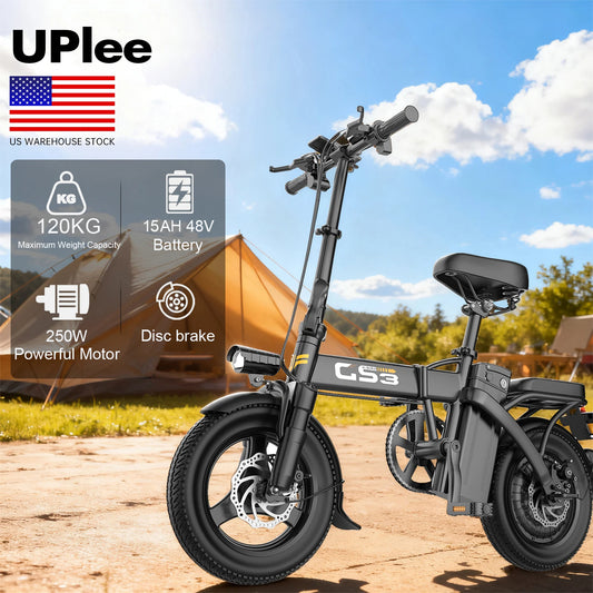 GS3 E-Bike 48V 15AH 500W Motor,20KM/H Max Speed Motorcycle Style E-bike