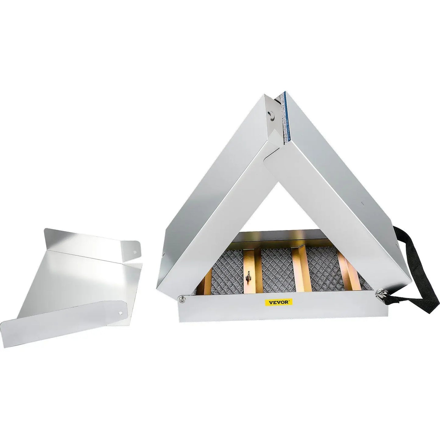 "50" Folding Sluice Box – Aluminum w/ Miner's Moss for Gold Prospecting (Portable & Lightweight)."