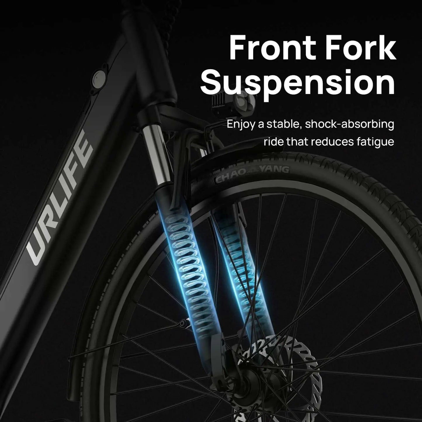 750W E-Bike Commuter 26x2" Tires 48V 10.4Ah Remove LCD Display 20MPH Speed 7-Speeds Hyd, Disc Brakes