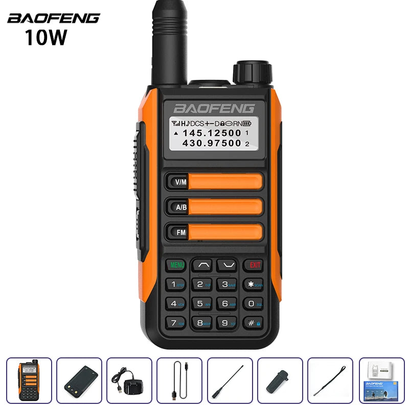 Waterproof Walkie Talkie Dual Band High Power Radio Dual Band Vhf Uhf CB Ham Radio Long Range
