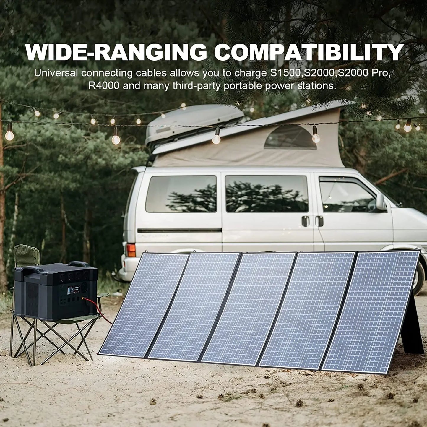 Foldable Solar Panel 400W / 200W / 140W / 100W / 60W Charger Output Power Station Solar Gen