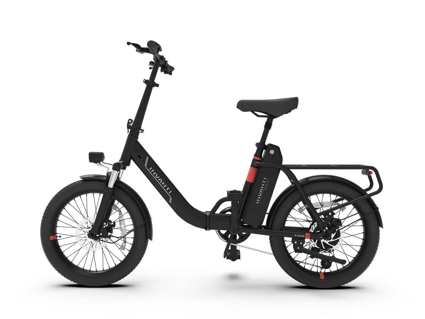 IDE2 20" Folding Electric Bike 500W Motor 48V 10.4Ah Battery