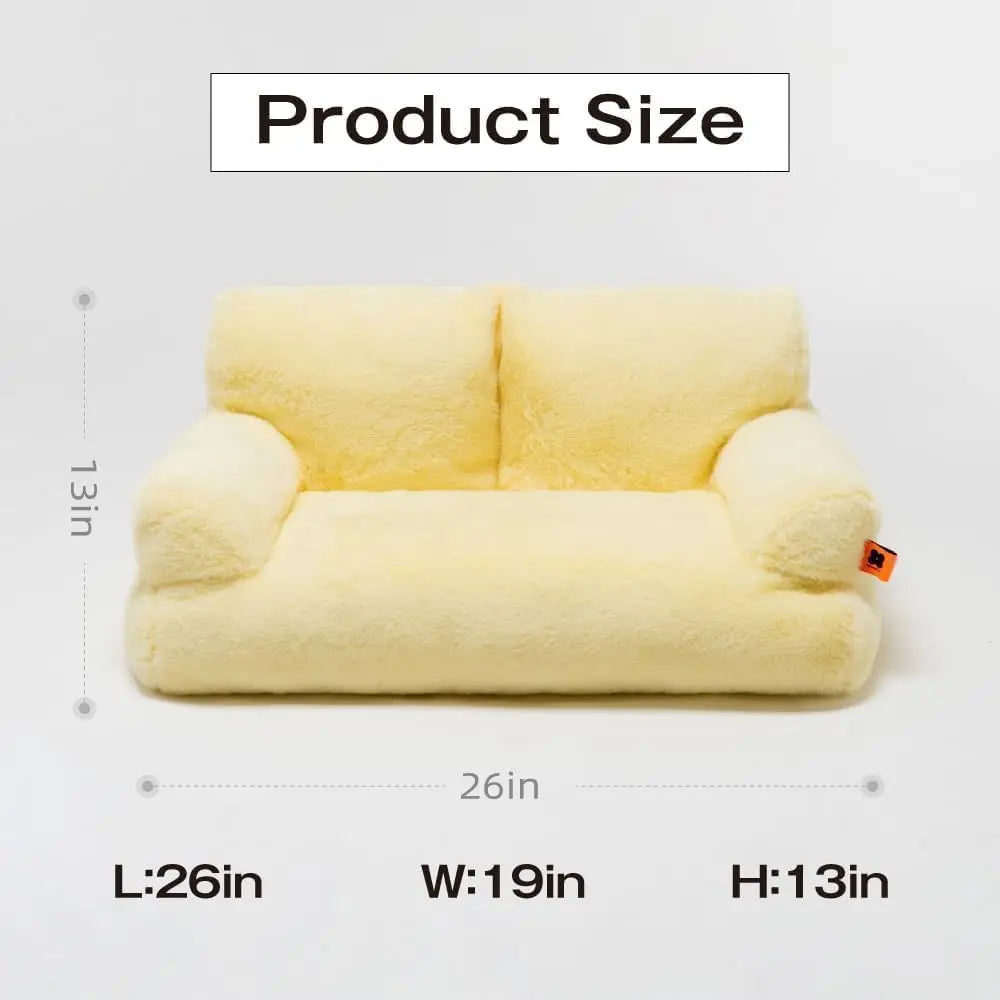 Pet Couch Bed 26×19×13 Inch WashableBeds for Medium Small dogs