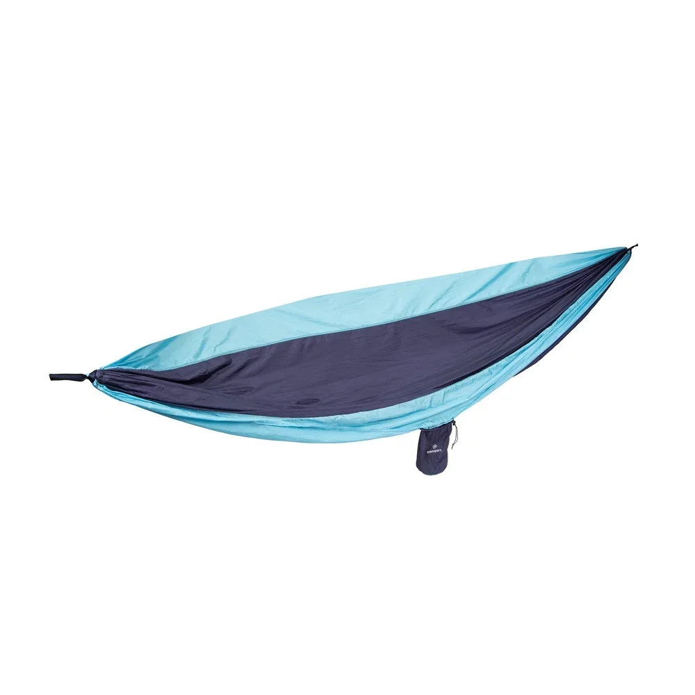 Double Nylon Hammock Portable Lightweight Camping Hiking Suspension Cords Tree Straps, Carabiners