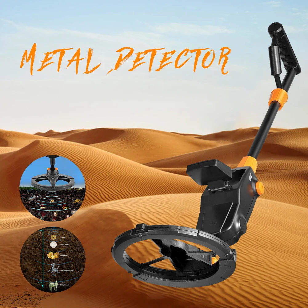 MD1008A LCD Gold Metal Detector Treasure Underground Sensitive Search Coil Main Unit