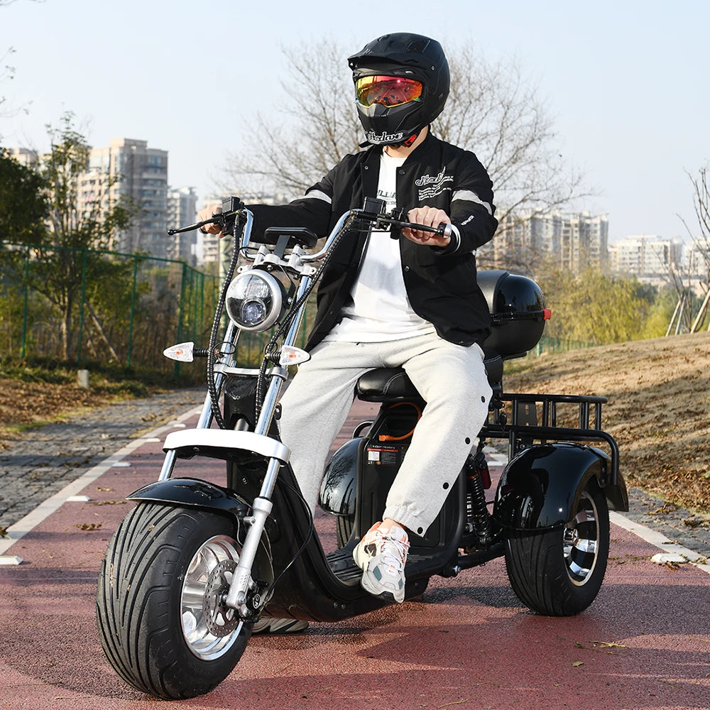 3 Wheel Three Speed Regulation Charge Power Mobility Scooter 3000W Off Road,Tricycle Adult