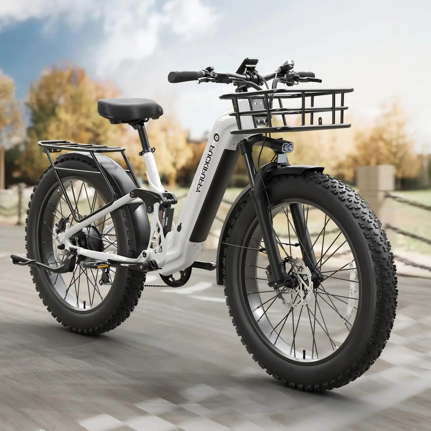 Boxer-ST E-Bike 960W 48V 20AH  26" x 4" Fat Tire Full Suspension Ebike with 2-Year Warranty