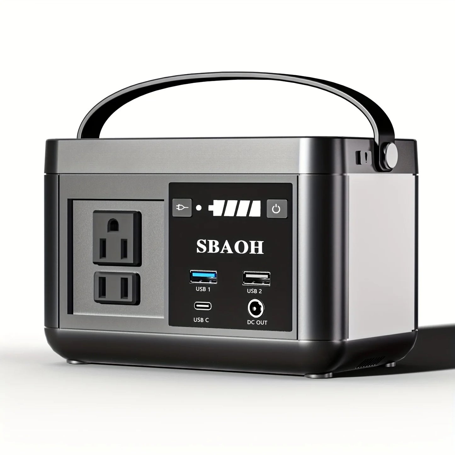 Power Station P86,88.8Wh 3.7 V LiFePo4 Battery,120W (150W Peak) AC Outputs, Solar Generator