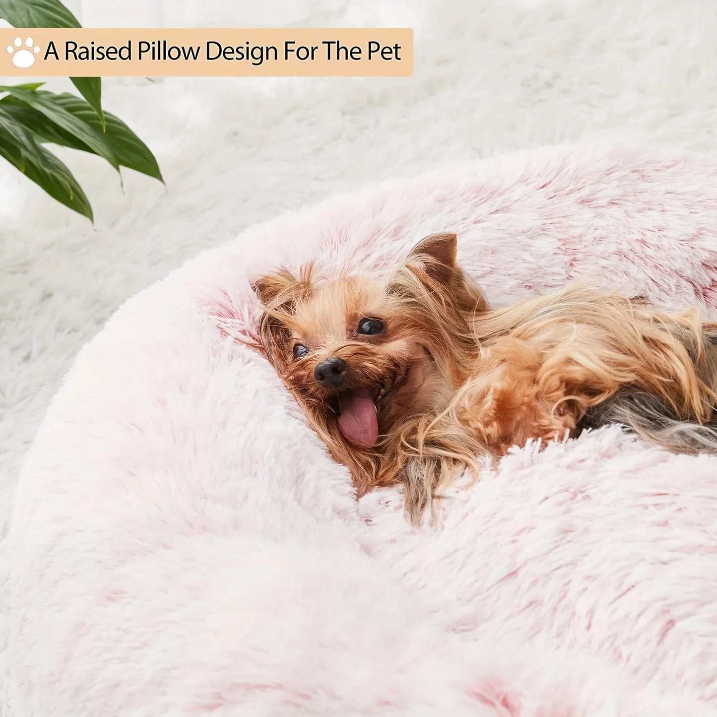 40-120cm Round Plush Dog /Pet Sleeping Bed Cushion Soft