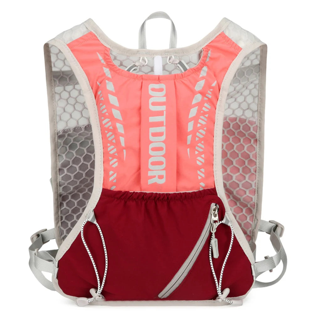 Hydration Running Vest Waterproof Water Bladder Daypack Reflective for Hiking Trail Running