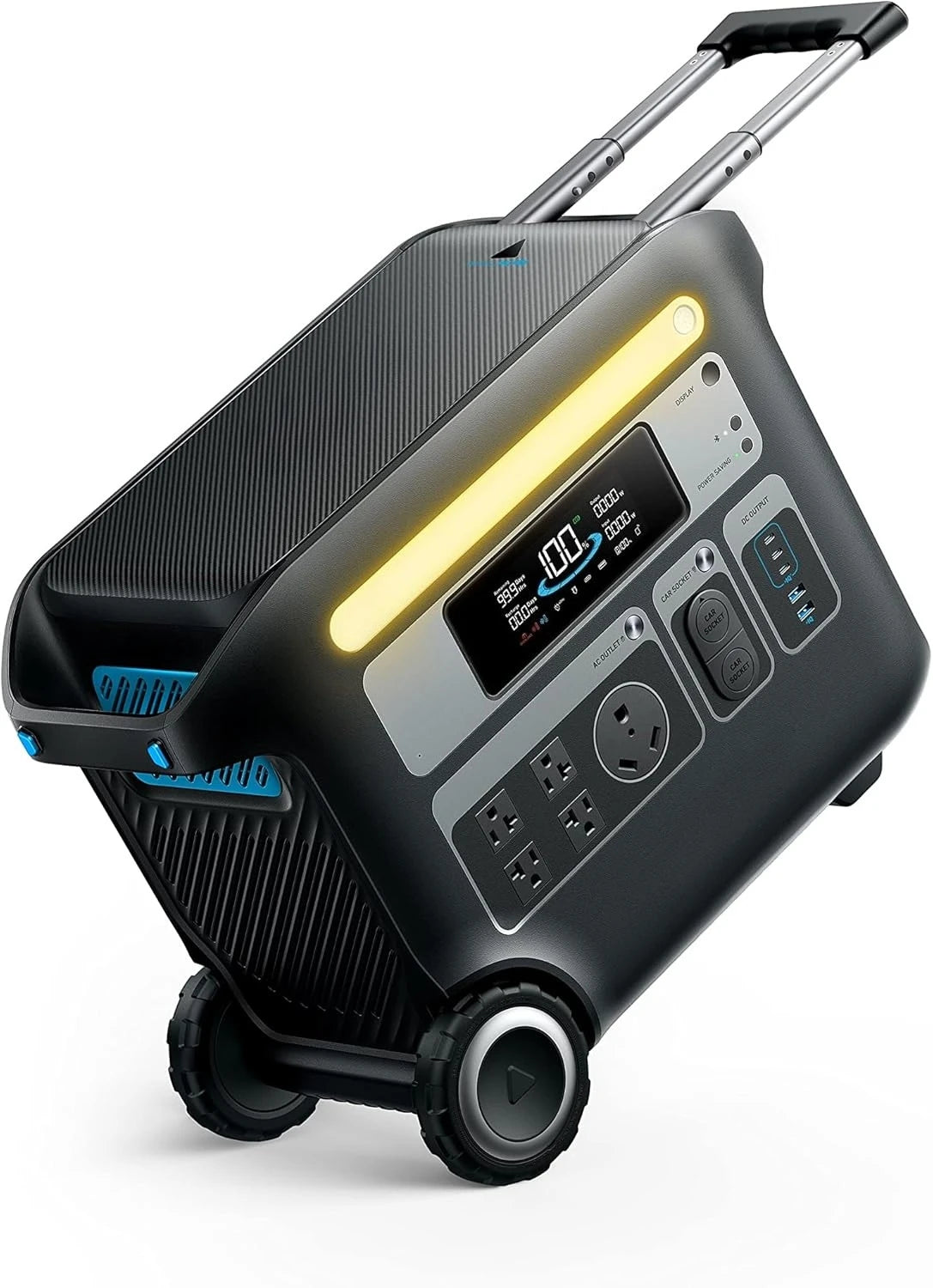F2000 Portable Power Station, PowerHouse 767, 2400W Solar Generator, GaNPrime Battery Home use