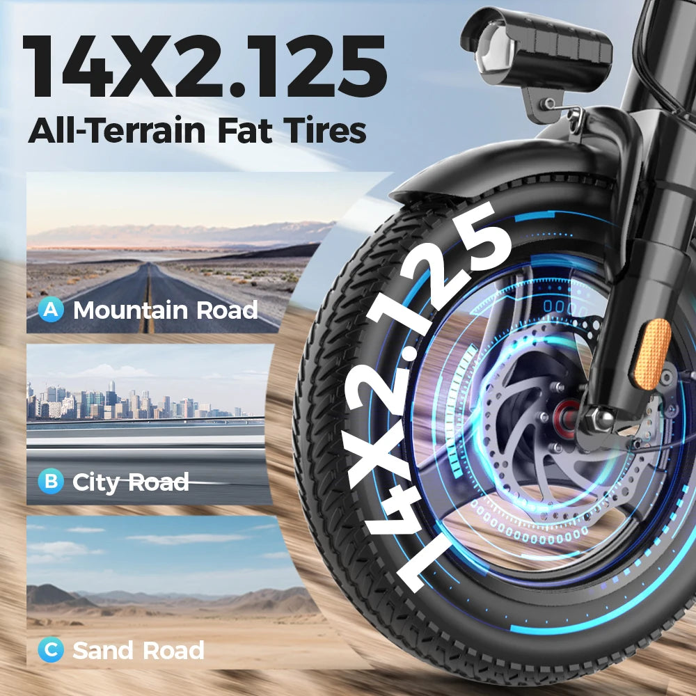 GS3 E-Bike 48V 15AH 500W Motor,20KM/H Max Speed Motorcycle Style E-bike