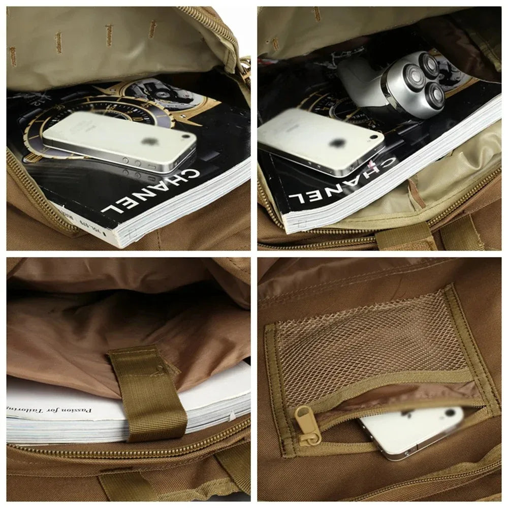 35L tactical backpack survival hiking backpack cycling backpack fishing backpack suitable for travel camping and outdoor sports