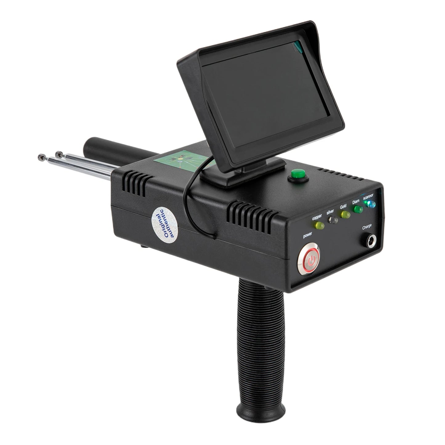 Metal Detector 3D LED Display Gold Finder Underground 30m Treasure Scanner Silver Copper Diamond