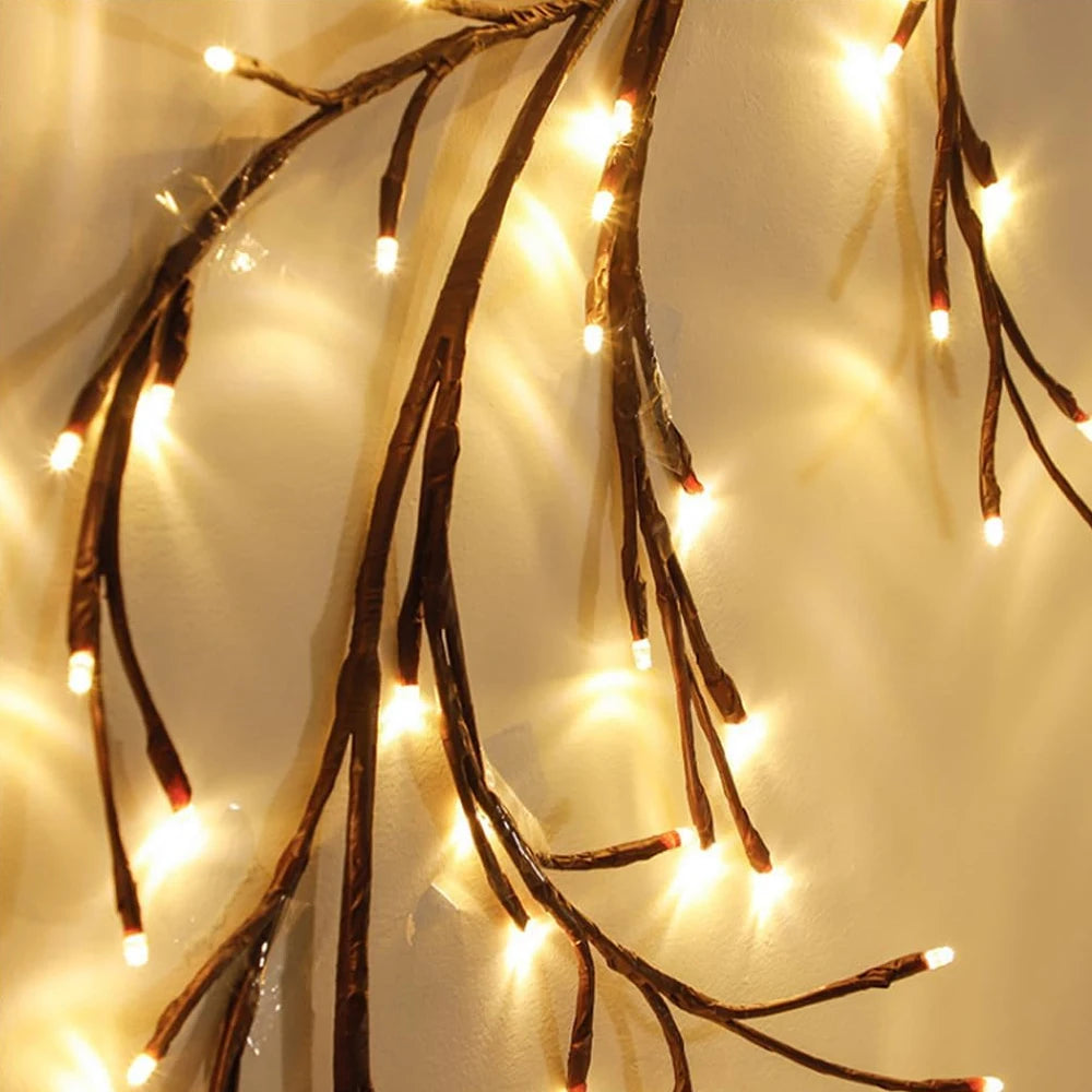 Outdoor Lighting String Solar Tree and Vine Lamp 96LED Tree Branches Light Waterproof Garland