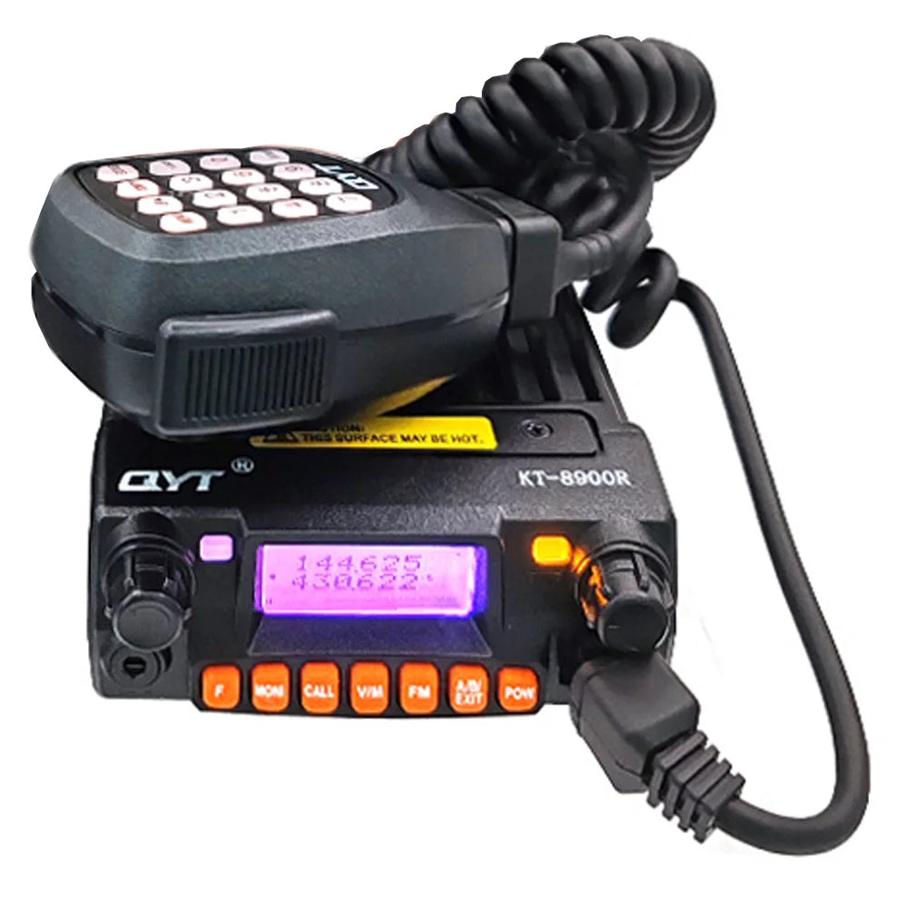 KT-8900R 25W Long Range Walkie Talkie  VHF UHF Transceiver 136~174&240-260&400~480MHz Mini Mobile Two Way Radio
