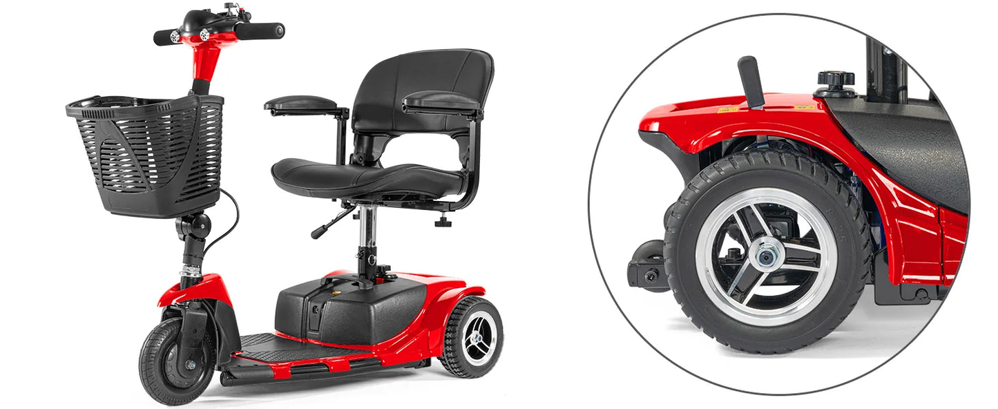 Electric Mobility Scooter 3 Wheel Portable Foldable For Adult Elderly Disabled, Sport