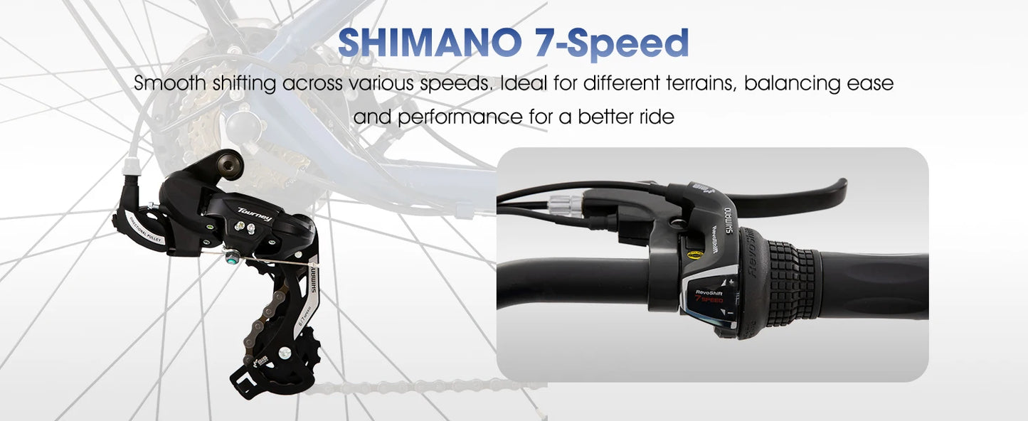 Electric road bike, detachable lithium battery,Including shelves, 250W, with LCD display