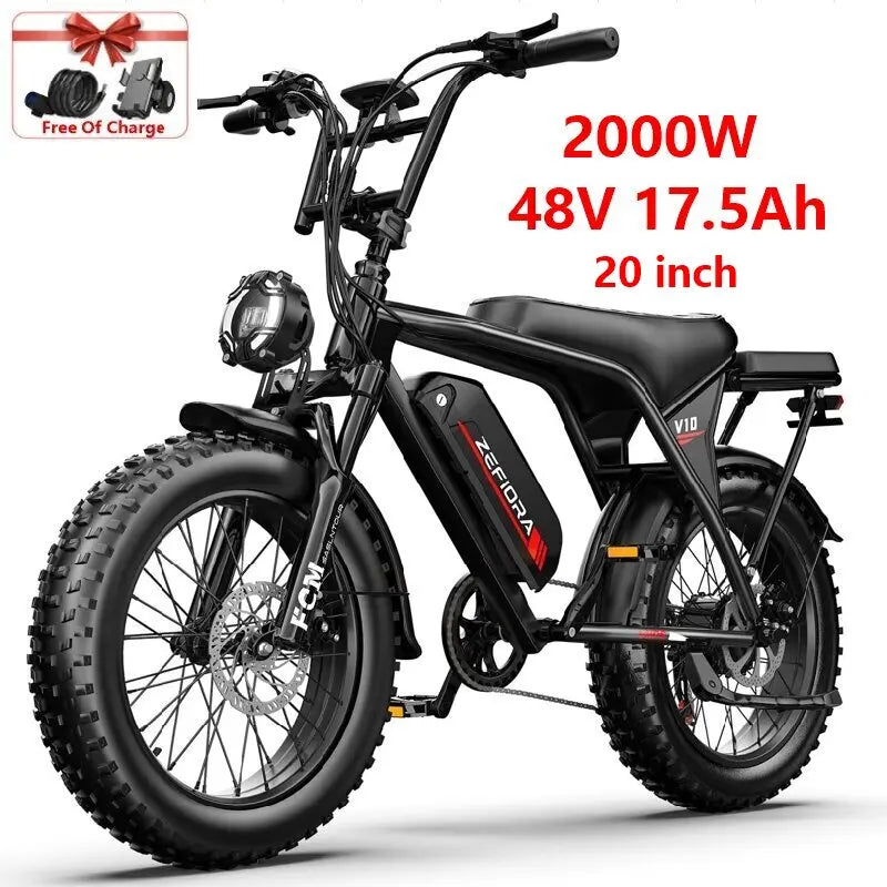 E-Bicycle 14 20 Inch 1000w 2000w 30-50mph 30-60M-R, 48v Aluminum Alloy Leading Manufacturer