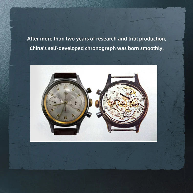 Seagull 1963 International Chronograph Manual Winding Mechanical Watches Original ST1901