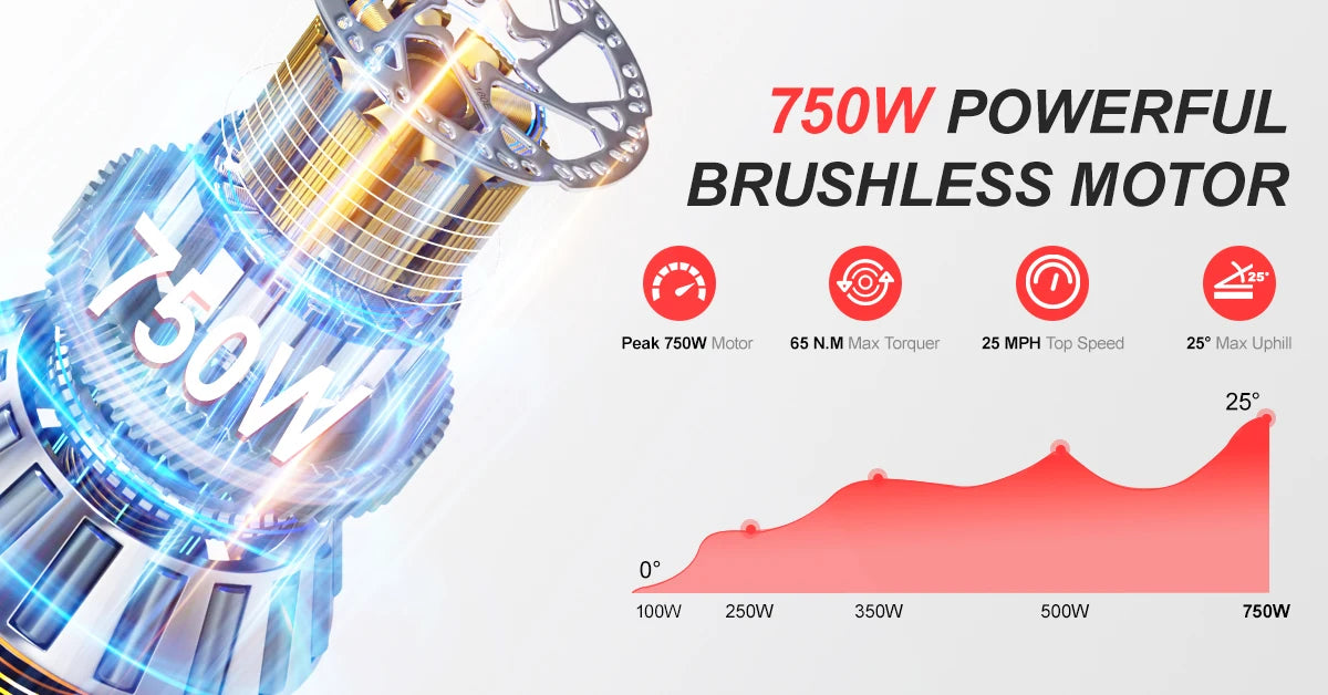 jansno x50 Adult Electric Bike 750W Motor  48V 14AH 20 Inch Tire Mountain Off-Road Motorcycle