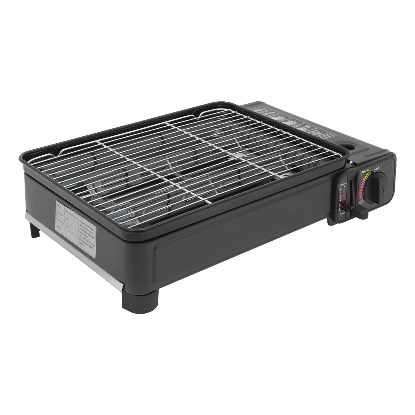 2.2KW Portable LPG/Butane Gas Grill Camping Stove Kit w/Carrying Case for Trekking RV