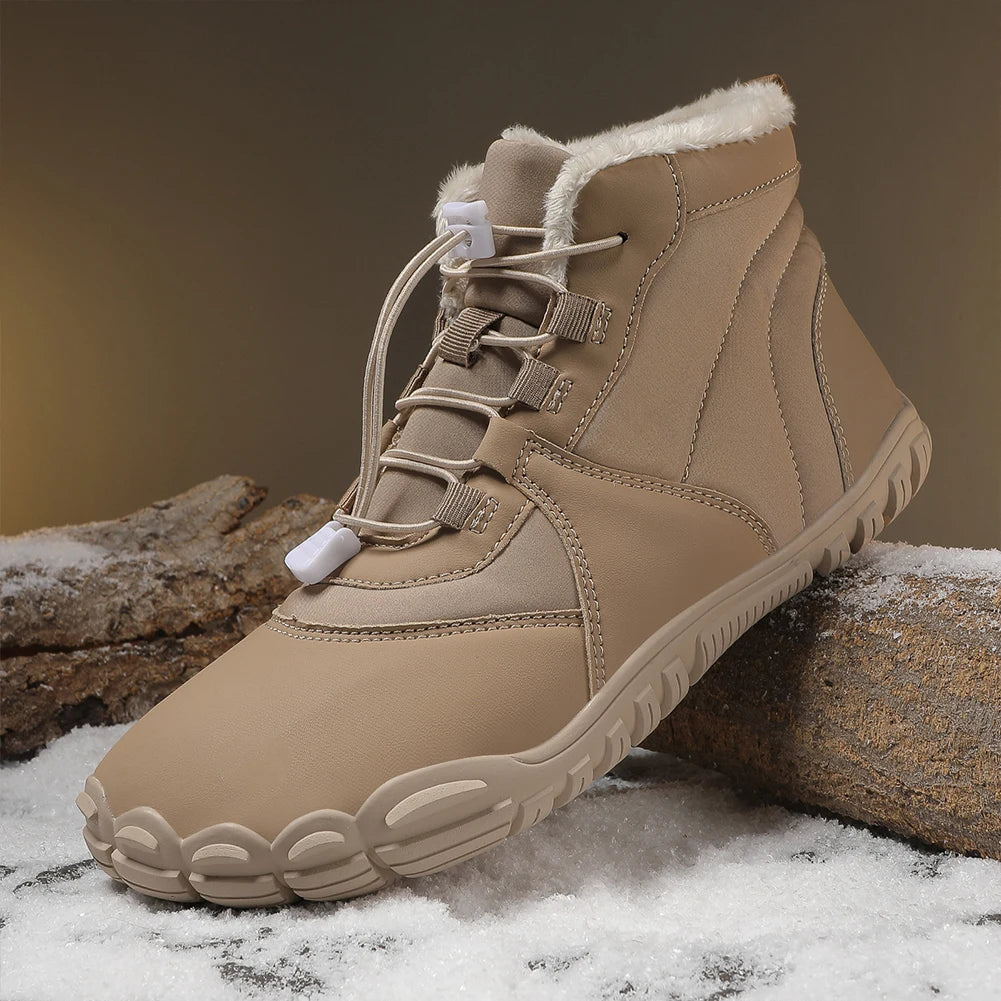 Winter Snow Boots Barefoot Hiking Anti Slip Cold-Proof Lightweight High-Top Booties for Men Women