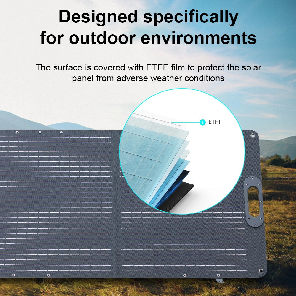 600W Solar Generator LiFePO4 BAT Portable Outdoor Activities 100W 200W Foldable Solar Panel Charger