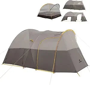 Hot Tent with Stove Jack, 4 Season, 1/2/4/6 Person Camping  UPF50+ Waterproof Windproof Winter