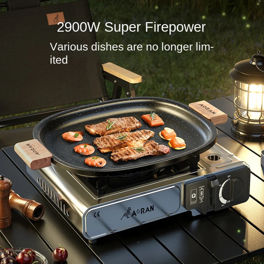 Card Stove Camping Gas 2900W High Power Portable Card  Picnic Home Camping Equipment