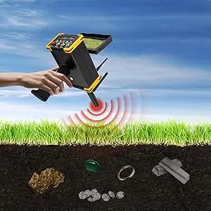 Metals Detector,Screen, Handheld 360° Auto Rotation Detection, 3248ft Range & 3.3-52.5 ft Depth Meta