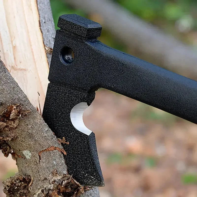 Camping Axe, Survival Gear Lightweight, Nested Serrated Wood Saw Knife, Magnesium Fire Starter Tool