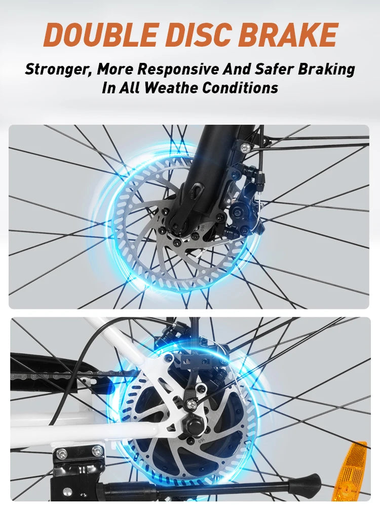 C6pro E-Bicycle Peak 500W Motor 36V15.6AH Lithium Battery Electric Bike  26 Inch city E-bike