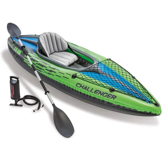 nflatable Kayak Series: Includes Deluxe 86in Kayak Paddles and High-Output Pump Strong PVC