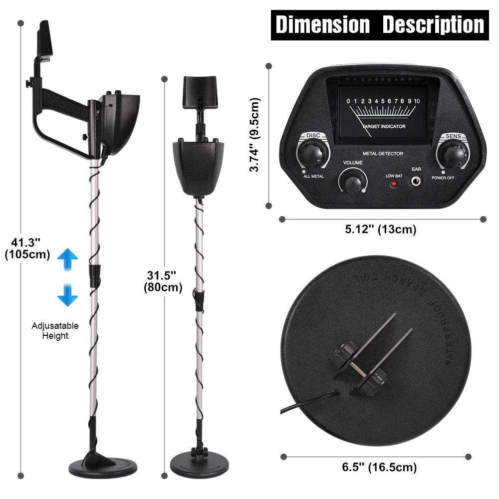 MD-4030 High Accuracy Metal Detector Gold Pinpointer  Detector High Sensitivity Portable Circuit