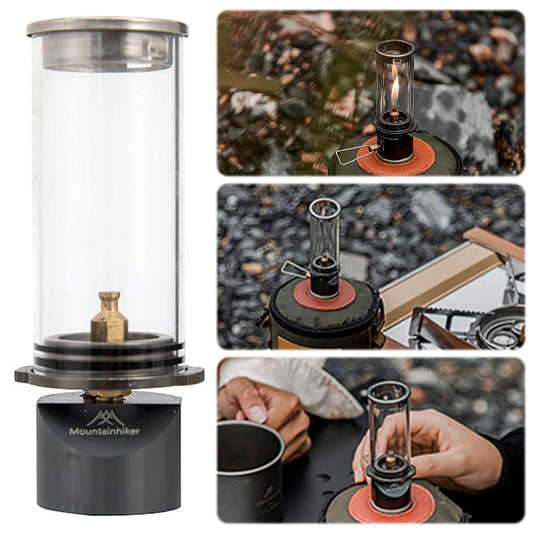 Camping Gas Lantern,Night Light Multi-Function Gas, Windproof Portable Metal for Camping Picnic