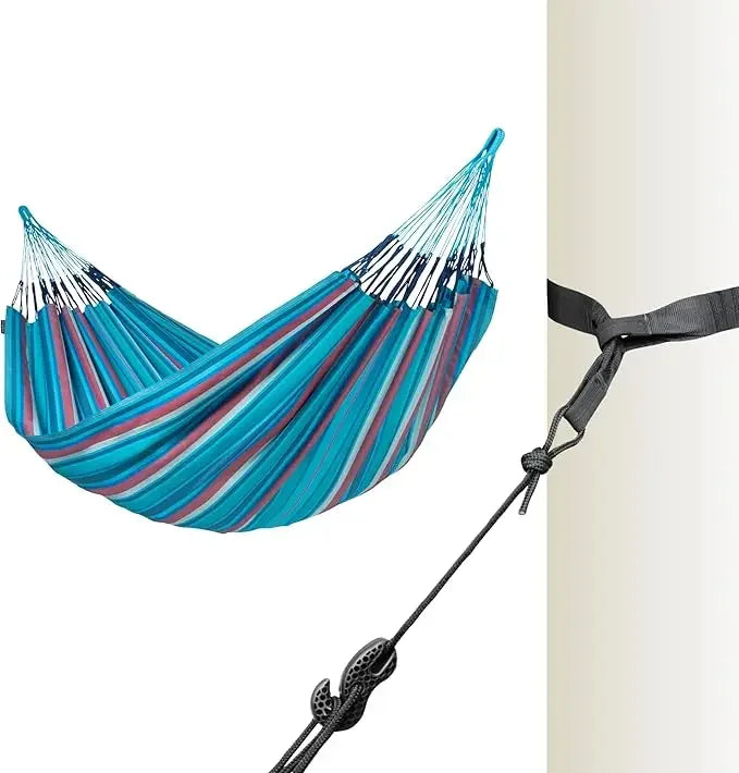 Classic Hammock, Outdoor & Indoor Swing, Relaxation,Weather & Tear Resistant Patio Backyard Hammock