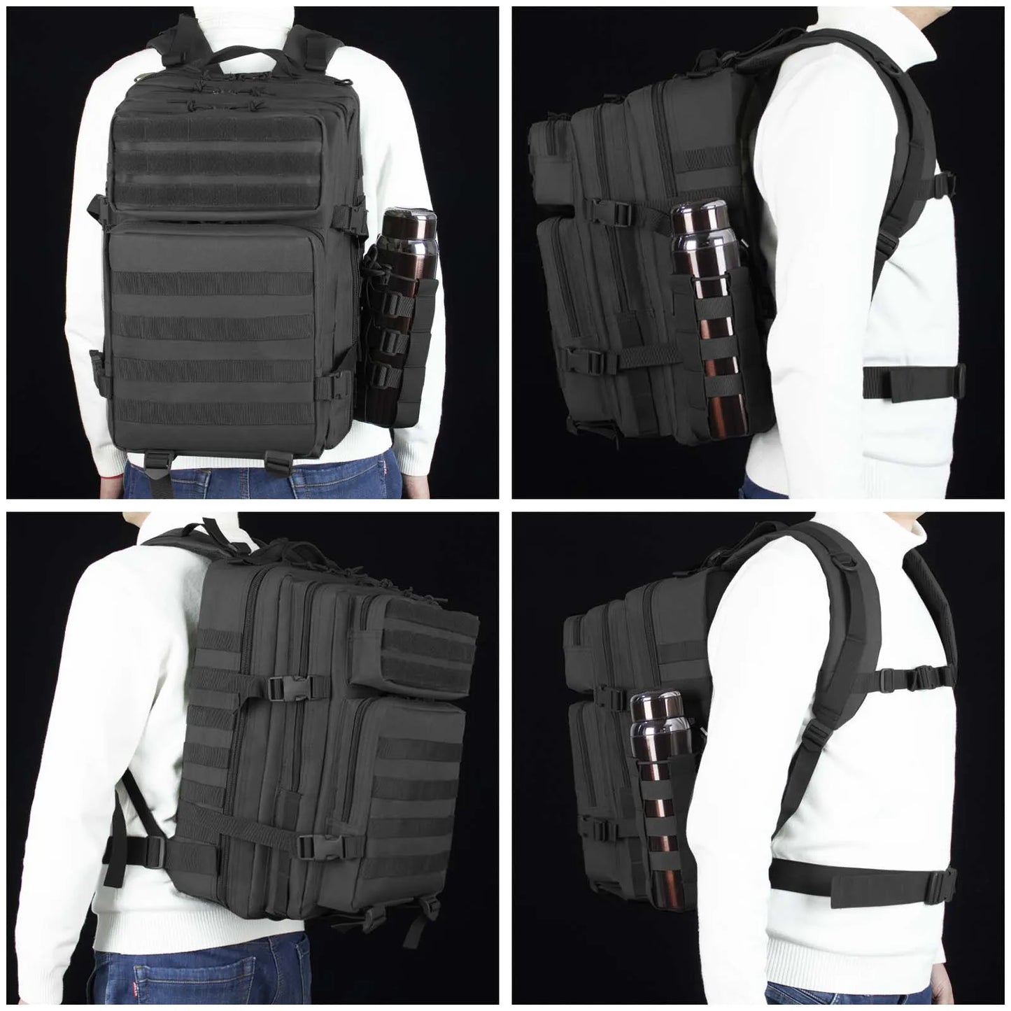 45L Hunting Bags Waterproof Backpack Outdoor bags Rucksacks Tactical Sports Camping Hiking Trekking