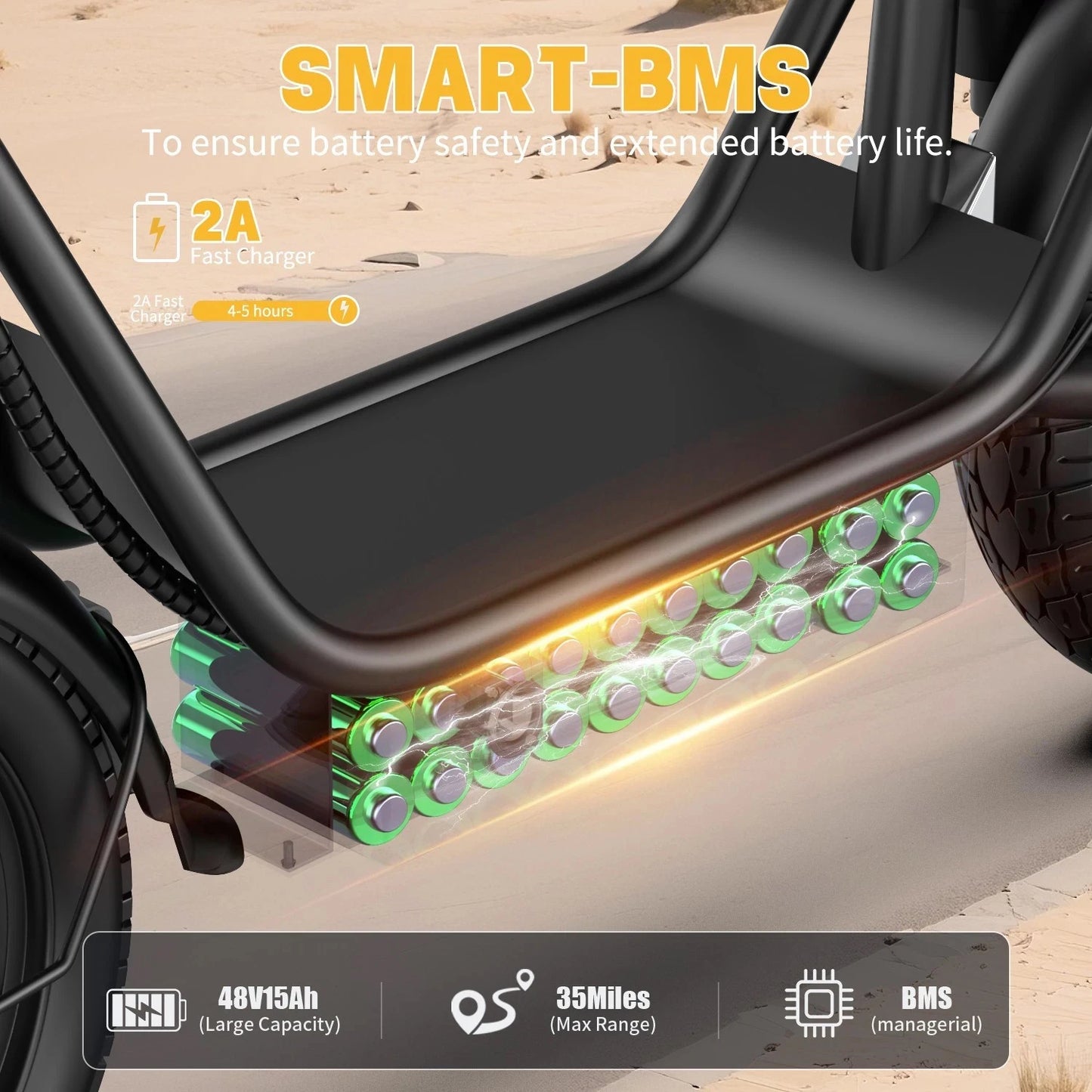 E-Bike For Adults, Folding , 250W Peak Motor, Scooter EBike With 14" Tire 48V 15AH Battery