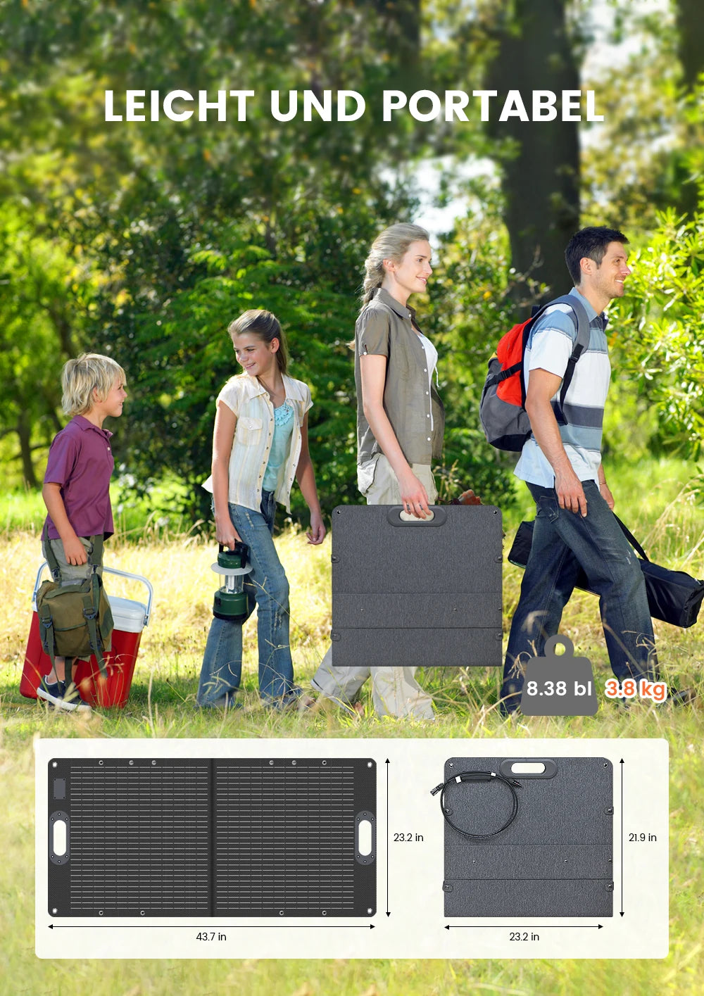 AP200L Power Bank 192Wh 60000mAh Capacity ,100w Solar Panel Generator for Camping Equipment